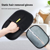 HKM-523795 Dual-Sided Pet Hair Remover Gloves for Gentle Grooming of Dogs, Cats, and Small Animals