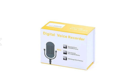 HKM-523795 Mini Portable High-definition Voice Recorder with Noise Reduction and 1200 Minutes Recording Time