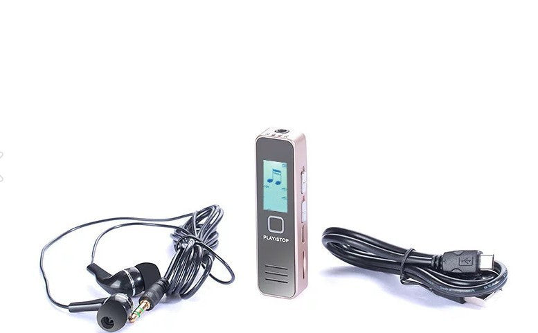 HKM-523795 Mini Portable High-definition Voice Recorder with Noise Reduction and 1200 Minutes Recording Time