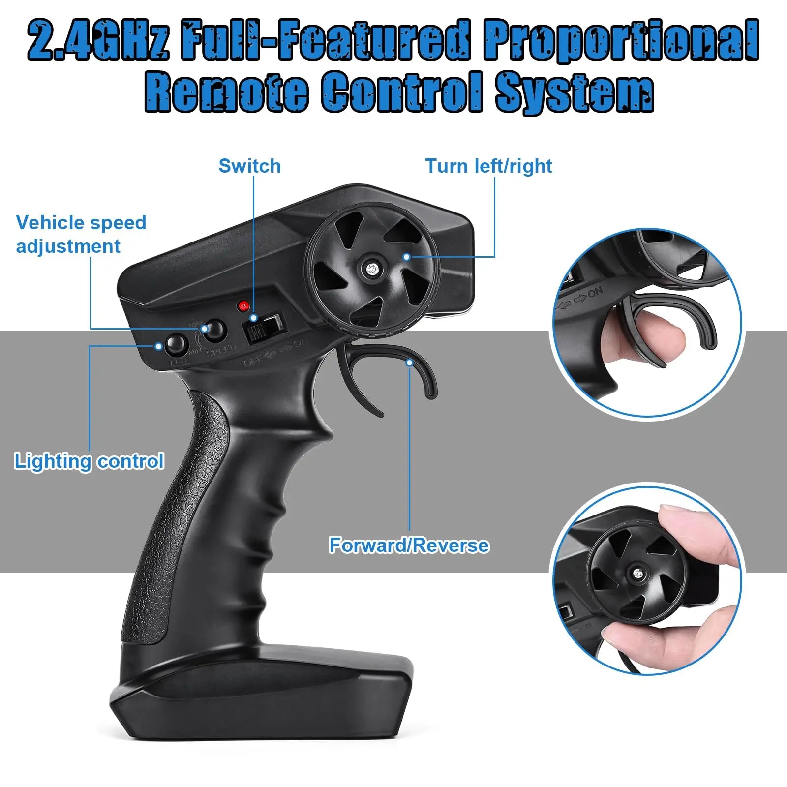 HKM-524051 1:20 Scale High-Speed Remote Control Off-Road Car with Phone Control, 2.4G Frequency - 12KM/H Speed