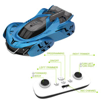 HKM-524499 Remote Control Anti-Gravity Wall Climber Car Toy for Kids - 6 Channel Stunt Drift Vehicle