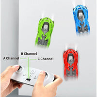 HKM-524499 Remote Control Anti-Gravity Wall Climber Car Toy for Kids - 6 Channel Stunt Drift Vehicle