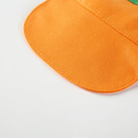 HKM-524691 Pet Sunshade And Sunscreen Strap Orange Shape Hat