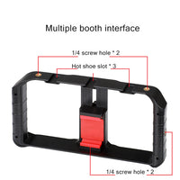 HKM-524819 Universal Handheld Camera Stand with Hot Shoe and 1/4 Interface for Mobile Filmmaking