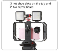 HKM-524819 Universal Handheld Camera Stand with Hot Shoe and 1/4 Interface for Mobile Filmmaking