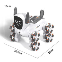 HKM-524883 4WD Stunt Remote Control Robot Dog with Gesture Control, Multi-Function RC Toy for Ages 2-13