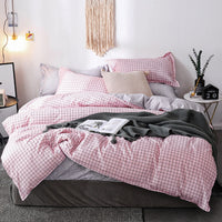 HKM-525011 Personalized Polyester Bedding Set with Duvet Cover, Pillowcases & Fitted Sheet - Multiple Sizes Available