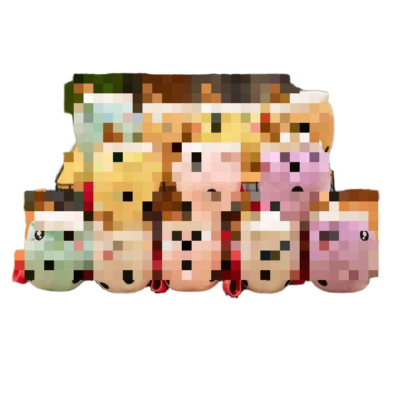 KTX-525075 Cute Cartoon Plush Bubble Tea Keychain - Soft PP Cotton Filling, 10cm to 100cm Height, Suitable for All Ages