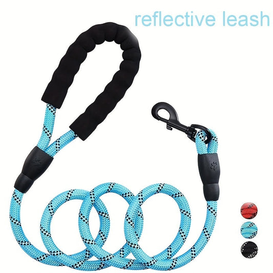 HKM-525075 Elastic Rope Dog Leash with Padded Handle for Safe Jogging and Enhanced Control