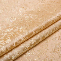 HKM-525075 Silk Brocade Fabric for Cheongsam, Dresses, and Home Decor - 150cm Width, 190g/㎡