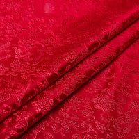 HKM-525075 Silk Brocade Fabric for Cheongsam, Dresses, and Home Decor - 150cm Width, 190g/㎡