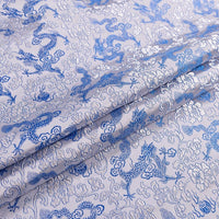 HKM-525075 Silk Brocade Fabric for Cheongsam, Dresses, and Home Decor - 150cm Width, 190g/㎡