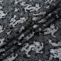 HKM-525075 Silk Brocade Fabric for Cheongsam, Dresses, and Home Decor - 150cm Width, 190g/㎡