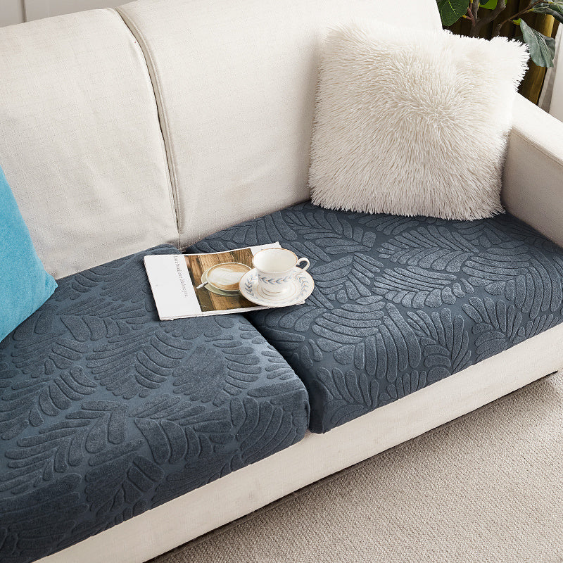 HKM-525139 All-Season Elastic Knitted Sofa Cover - Dustproof & Dirt Resistant, Multiple Sizes Available
