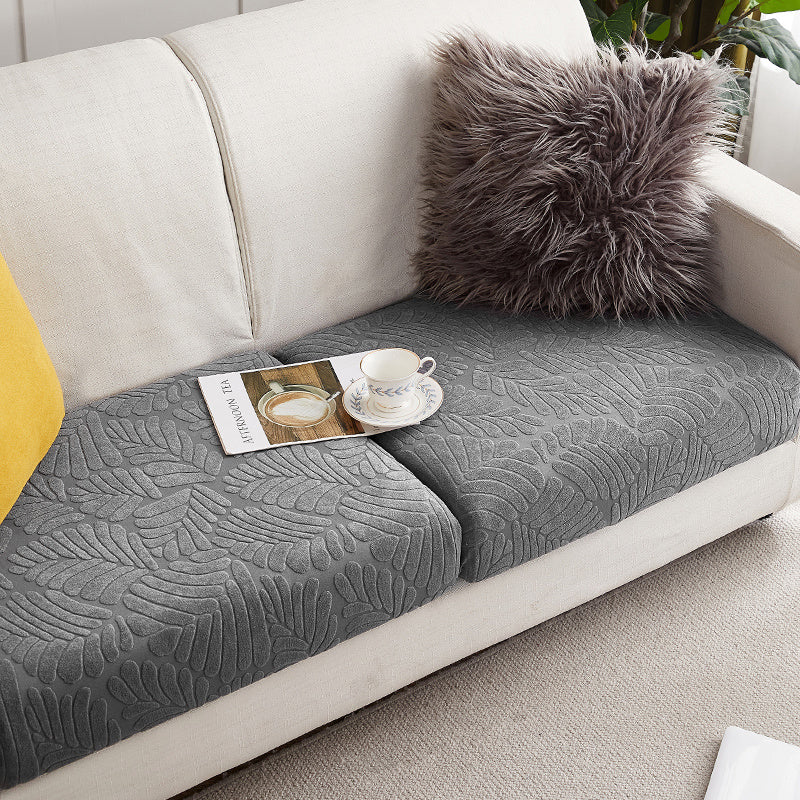 HKM-525139 All-Season Elastic Knitted Sofa Cover - Dustproof & Dirt Resistant, Multiple Sizes Available