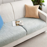 HKM-525139 All-Season Elastic Knitted Sofa Cover - Dustproof & Dirt Resistant, Multiple Sizes Available