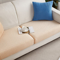 HKM-525139 All-Season Elastic Knitted Sofa Cover - Dustproof & Dirt Resistant, Multiple Sizes Available