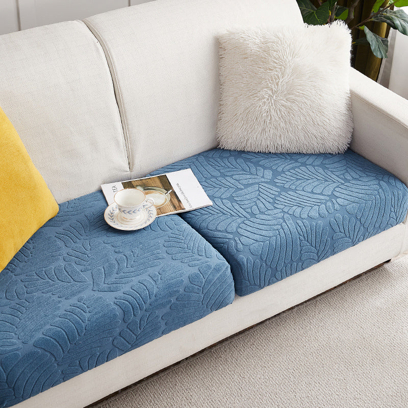 HKM-525139 All-Season Elastic Knitted Sofa Cover - Dustproof & Dirt Resistant, Multiple Sizes Available