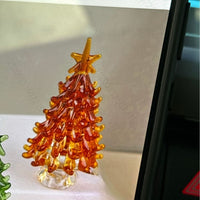 HKM-525203 Crystal Christmas Tree Ornament - Available in Green, Gold, Blue, Pink, and Platinum