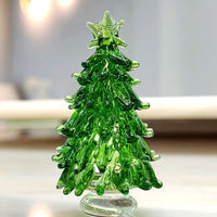 HKM-525203 Crystal Christmas Tree Ornament - Available in Green, Gold, Blue, Pink, and Platinum