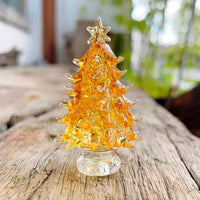 HKM-525203 Crystal Christmas Tree Ornament - Available in Green, Gold, Blue, Pink, and Platinum