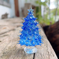 HKM-525203 Crystal Christmas Tree Ornament - Available in Green, Gold, Blue, Pink, and Platinum