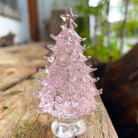 HKM-525203 Crystal Christmas Tree Ornament - Available in Green, Gold, Blue, Pink, and Platinum