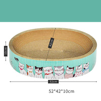 HKM-525267 Round Corrugated Cat Scratch Board in Bowl Shape - Multiple Sizes Available