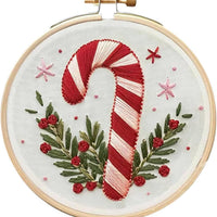 HKM-525523 Christmas Embroidery Kit - DIY Handicraft Set with Cotton and Linen Materials