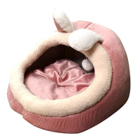 HKM-525779 Dog Cat Bed All Season All-purpose Pet Nest Semi Closed For Warmth In Autumn And Winter