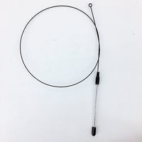 HKM-526035 Adjustable Cat Teaser Stick with PVC Handle and Replaceable Heads in Multiple Colors