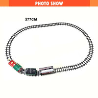 HKM-526035 Electric Christmas Train with Remote Control for Kids - 2 to 13 Years, Mini Train with Track, ABS Plastic, Includes Window Box Packaging