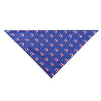 HKM-526099 American Flag Pet Scarf - Graffiti Design, Durable Polyester, Ideal for All Seasons
