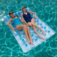 HKM-526227 Double Water Bed for Swimming – Durable 0.29mm PVC, Size 193 x 142cm, Max Load 180kg