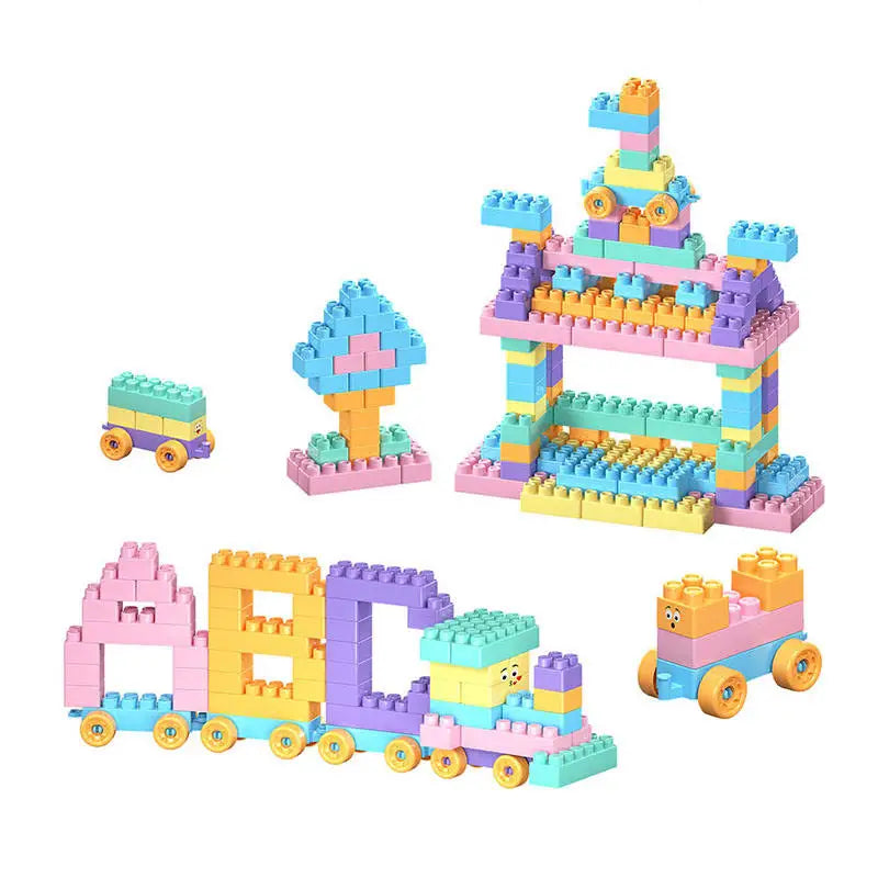 KTX-526227 Kids ABS Plastic Stacking Building Blocks Set for Creative Learning and Modern Construction Play