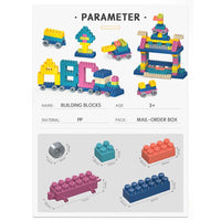 HKM-526227 Kids ABS Plastic Stacking Building Blocks Set for Creative Learning and Modern Construction Play