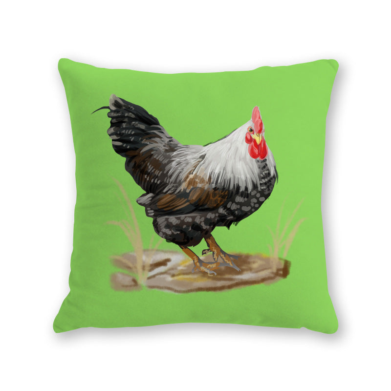 HKM-526291 Modern Cartoon Cotton and Linen Throw Pillow Cover - 45x45cm