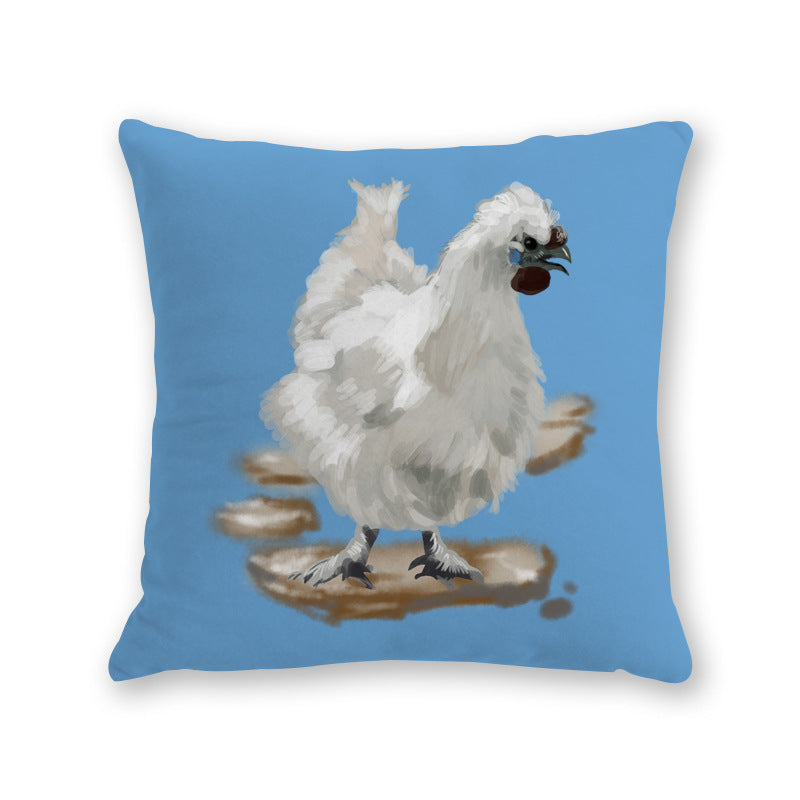 HKM-526291 Modern Cartoon Cotton and Linen Throw Pillow Cover - 45x45cm