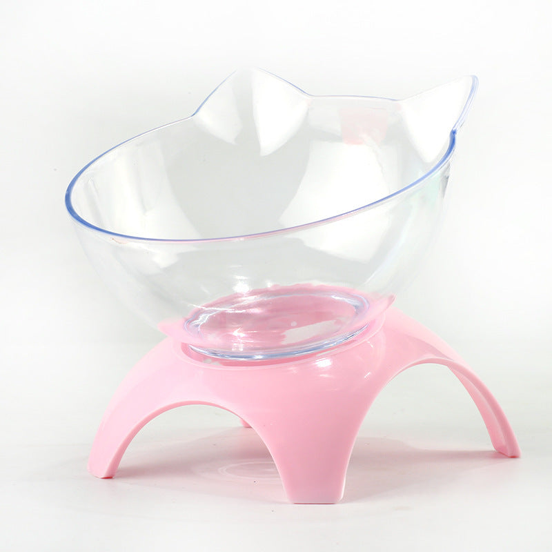 HKM-526419 Multi-Purpose Removable and Washable Cat Bowl - Pink, Blue, White Options Available
