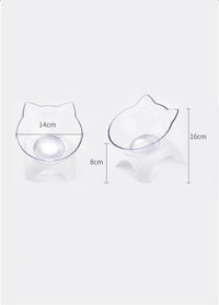 HKM-526419 Multi-Purpose Removable and Washable Cat Bowl - Pink, Blue, White Options Available