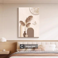 HKM-526483 Elegant Abstract Character Mural in Embossed Film - 40x60 Frameless Decorative Painting