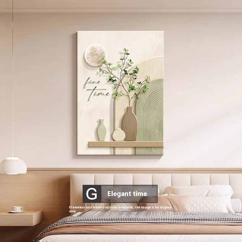 HKM-526483 Elegant Abstract Character Mural in Embossed Film - 40x60 Frameless Decorative Painting