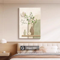 HKM-526483 Elegant Abstract Character Mural in Embossed Film - 40x60 Frameless Decorative Painting
