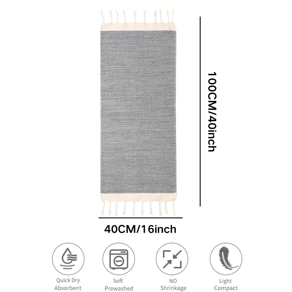 HKM-526803 Quick-Drying Cotton Soft Towel Set – Absorbent, Thickened, Available in Multiple Colors