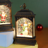 HKM-526995 Luminous Flat Crystal Christmas Lanterns for Desktop Decoration - Cartoon Designs