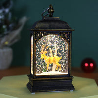 HKM-526995 Luminous Flat Crystal Christmas Lanterns for Desktop Decoration - Cartoon Designs