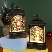 HKM-526995 Luminous Flat Crystal Christmas Lanterns for Desktop Decoration - Cartoon Designs