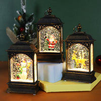 HKM-526995 Luminous Flat Crystal Christmas Lanterns for Desktop Decoration - Cartoon Designs