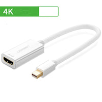 HKM-527059 Mini DisplayPort to HDMI Adapter - 1080P & 4K Options in White and Black