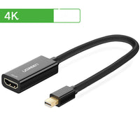 HKM-527059 Mini DisplayPort to HDMI Adapter - 1080P & 4K Options in White and Black
